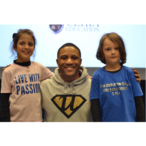 Tegan and Tyler at the Ultra Kids club